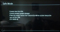 Riparazione PS4 con sistema bloccato per aggiornamento errato o non andato a buon fine