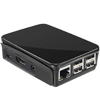 MINI PC RASPBERRY PI 3 TORRENT STATION CON TORRENT DOWNLOADER E FUNZIONI NAS - CASE NERO