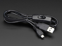 Cavo adattatore USB - Micro USB con interruttore per alimentazione da TV