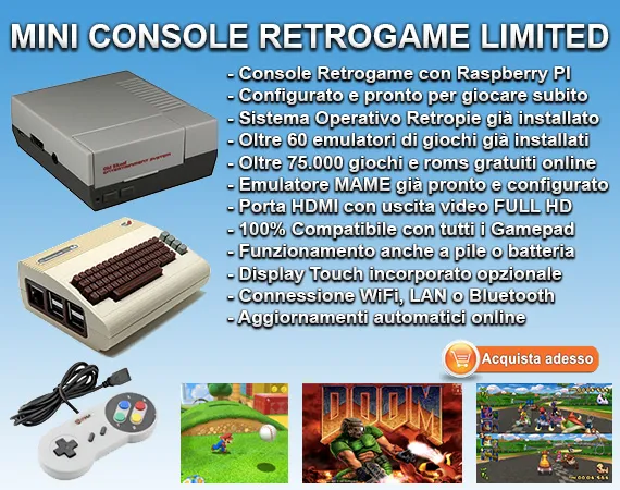 Mini Retro Console Retrogaming Limited