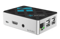 DECODER IPTV BOX CON RASPBERRY PI 3 E KODI MEDIA CENTER - CASE KODI ALLUMINIO E NERO