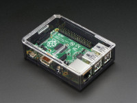 MINI PC RASPBERRY PI 3 CON ANDROID CPU QUAD-CORE 64 BIT 1GB RAM - CASE TRASPARENTE FUME'