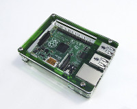 MINI PC RASPBERRY PI 3 ANONYMOUS STATION CON TOR ANTI INTERCETTAZIONE - CASE TRASPARENTE E VERDE